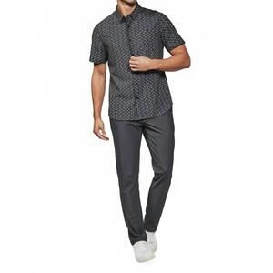 NEW 7DIAMONDS marcelo short sleeve shirt in black